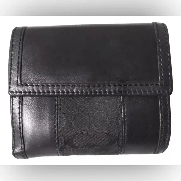 Coach Black Leather Wallet - Picture 3 of 3